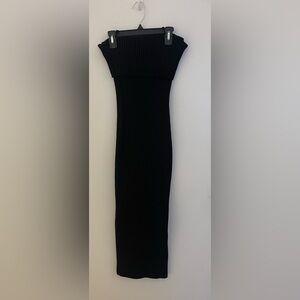 Elegant Black Off-Shoulder Dress